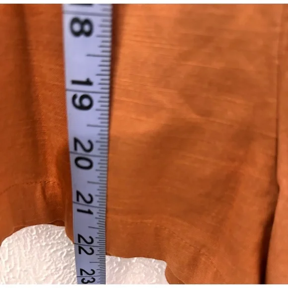 Abercrombie & Fitch Reddish Brown Adjustable Strap Belted Romper, w/ Pockets, M - Picture 10 of 14